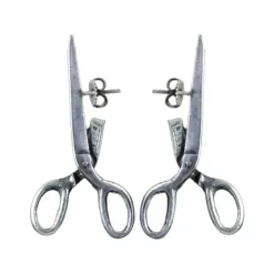 Earrings*Boogzel Clothing Scissors Earrings Silver