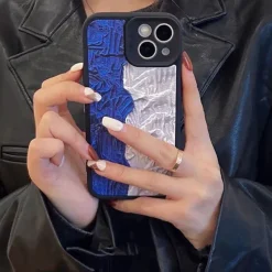 Iphone Cases*Boogzel Clothing Sea Waves iPhone Case Blue/white