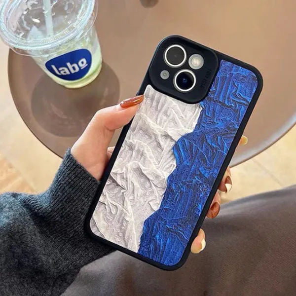 Iphone Cases*Boogzel Clothing Sea Waves iPhone Case Blue/white