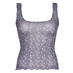 Y2K Tops*Boogzel Clothing Secret Garden Mesh Tank Top