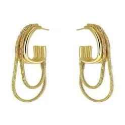 Earrings*Boogzel Clothing Self Made Chain Earrings