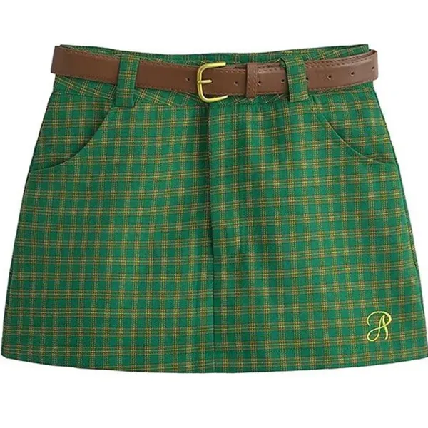 Skirts*Boogzel Clothing Self Made Preppy Mini Skirt Green