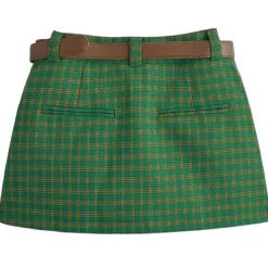 Skirts*Boogzel Clothing Self Made Preppy Mini Skirt Green