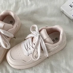Aesthetic Sneakers*Boogzel Clothing Self Made Skater Sneakers in Pink