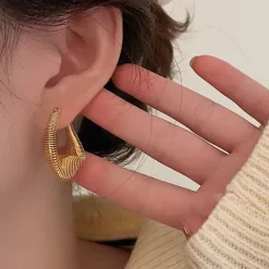 Earrings*Boogzel Clothing Self Made Vintage Earrings Gold