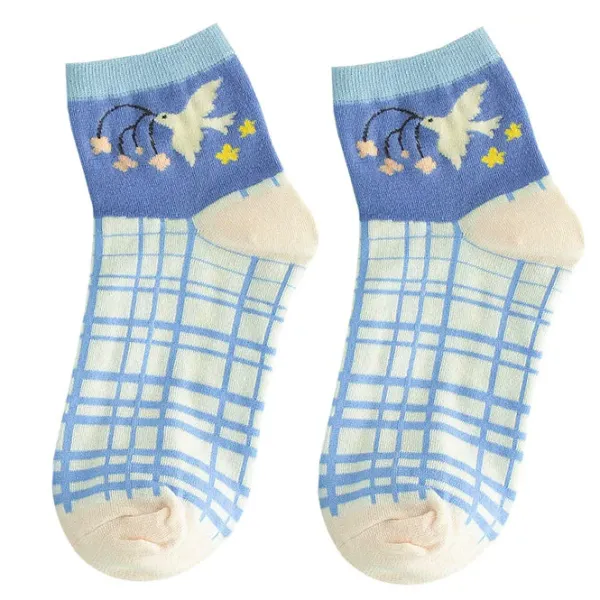 Socks*Boogzel Clothing Shallow Socks Blue