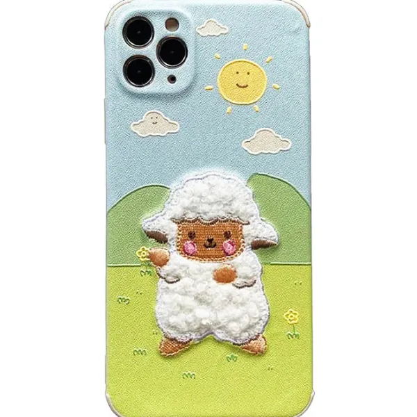Iphone Cases*Boogzel Clothing Sheep Embroidery iPhone Case