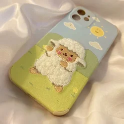 Iphone Cases*Boogzel Clothing Sheep Embroidery iPhone Case