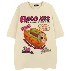 Aesthetic T-Shirts & Graphic Tees*Boogzel Clothing Shiba Inu Dog Aesthetic T-Shirt Beige