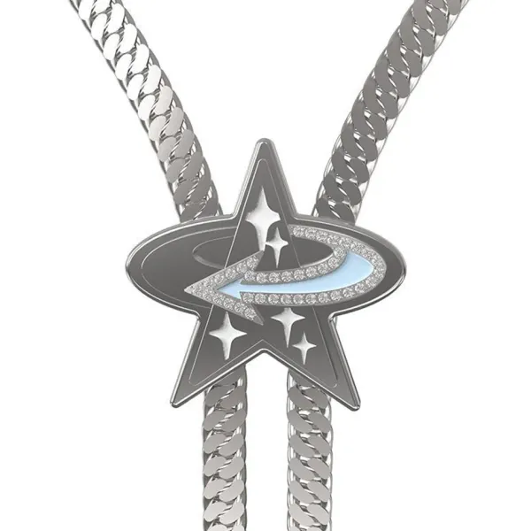 Necklaces & Chokers*Boogzel Clothing Shooting Star Pendant Chain Silver