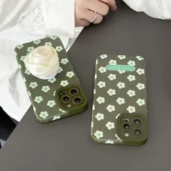 Iphone Cases*Boogzel Clothing Silk Rose iPhone Case Green