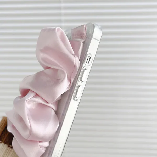 Iphone Cases|Hair Accessories*Boogzel Clothing Silk Scrunchie iPhone Case Pink