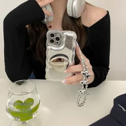 Iphone Cases*Boogzel Clothing Bead Chain iPhone Case Silver