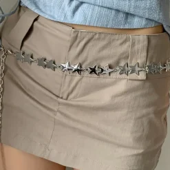 Belts & Chains*Boogzel Clothing Star Chain Belt Silver