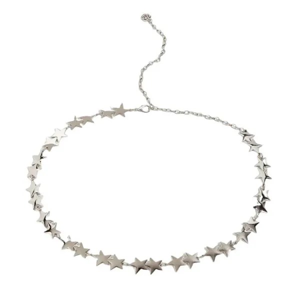 Belts & Chains*Boogzel Clothing Star Chain Belt Silver