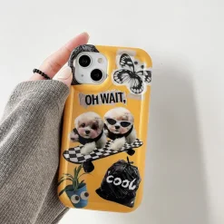Iphone Cases*Boogzel Clothing Skateboard Dog iPhone Case Yellow