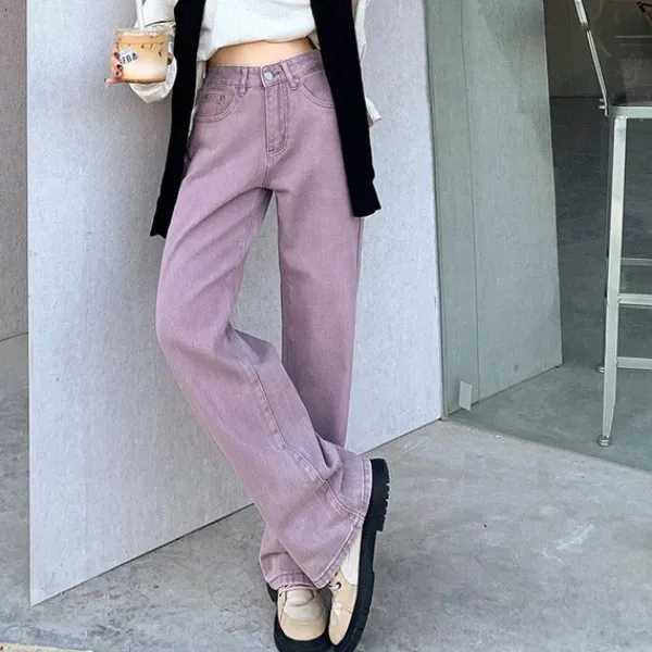 Jeans*Boogzel Clothing Skater Girl Lavender Jeans Purple