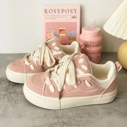 Classics|Aesthetic Sneakers*Boogzel Clothing Skater Girl Sneakers Pink