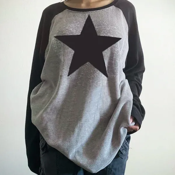 Sweatshirts|Aesthetic T-Shirts & Graphic Tees*Boogzel Clothing Skater Girl Star Top Grey