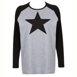 Sweatshirts|Aesthetic T-Shirts & Graphic Tees*Boogzel Clothing Skater Girl Star Top Grey