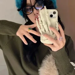 Iphone Cases*Boogzel Clothing Skeleton Hand IPhone Case Beige