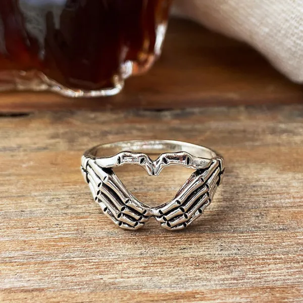 Rings*Boogzel Clothing Skeleton Hand Ring Silver