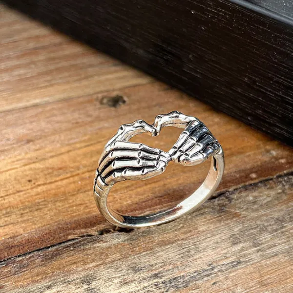Rings*Boogzel Clothing Skeleton Hand Ring Silver