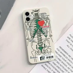Iphone Cases*Boogzel Clothing Skeleton Heart iPhone Case