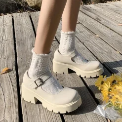 Classics|Sandals / Mary Janes*Boogzel Clothing Skippin' School Platform Sandals