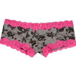 Underwear*Boogzel Clothing Skull Print Lace Panty