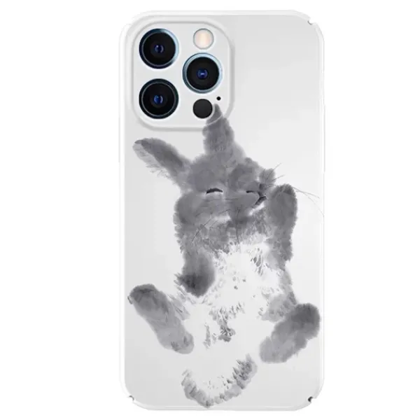 Iphone Cases*Boogzel Clothing Sleeping Bunny iPhone Case White