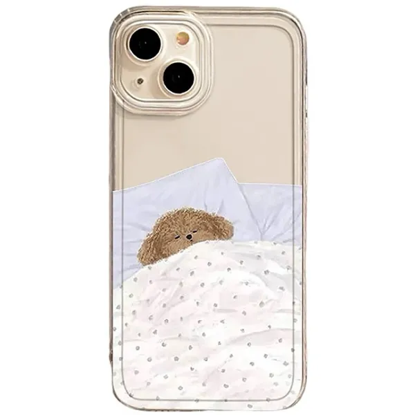 Iphone Cases*Boogzel Clothing Sleeping Puppy iPhone Case Clear