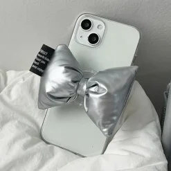Iphone Cases*Boogzel Clothing Sliver Bow iPhone Case Silver