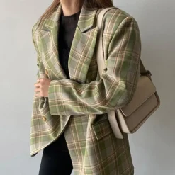 Coats & Jackets|Pants & Trousers*Boogzel Clothing Smarty Pants Plaid Jacket