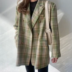 Coats & Jackets|Pants & Trousers*Boogzel Clothing Smarty Pants Plaid Jacket