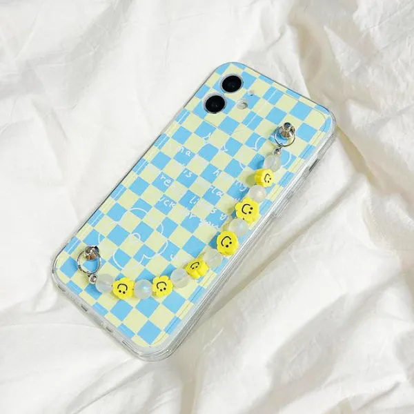 Iphone Cases*Boogzel Clothing Smiley Beaded Checker iPhone Case