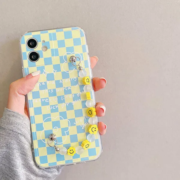 Iphone Cases*Boogzel Clothing Smiley Beaded Checker iPhone Case