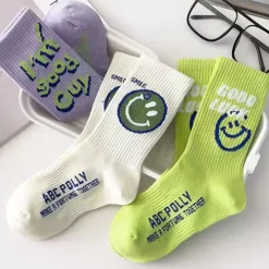 Socks*Boogzel Clothing Smiley Face 3 Pack Socks
