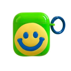 Iphone Cases*Boogzel Clothing Smiley Face AirPods Case Green
