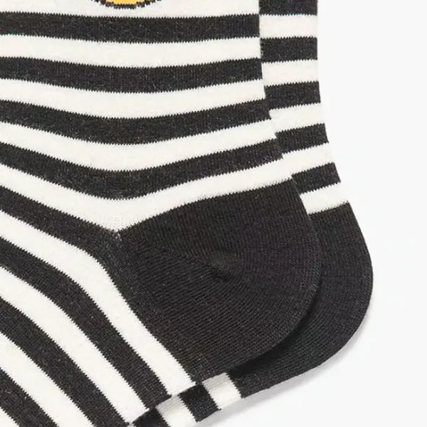 Socks*Boogzel Clothing Smiley Face Striped Socks