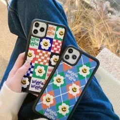 Iphone Cases*Boogzel Clothing Smiley Flower Embroidery iPhone Case