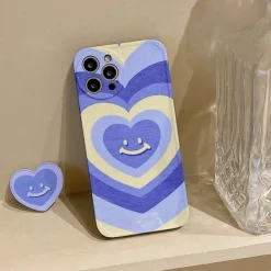 Iphone Cases*Boogzel Clothing Smiley Heart iPhone Case Blue