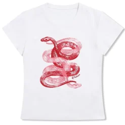 Aesthetic T-Shirts & Graphic Tees*Boogzel Clothing Snake Graphic Fitted T-Shirt