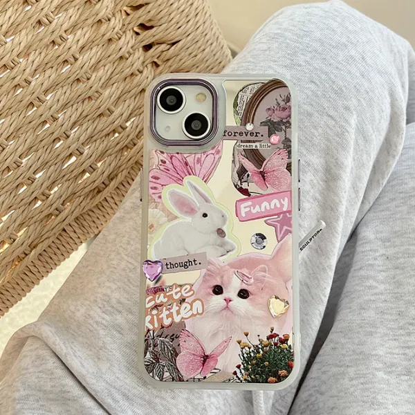 Iphone Cases*Boogzel Clothing Soft Aesthetic Bunny iPhone Case Pink
