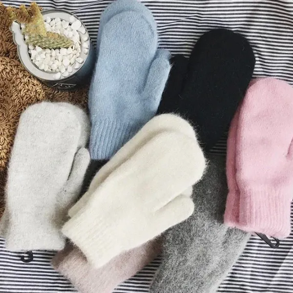 Other*Boogzel Clothing Soft Aesthetic Warm Gloves