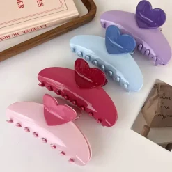 Hair Accessories*Boogzel Clothing Soft Girl Aesthetic Heart Hair Claw