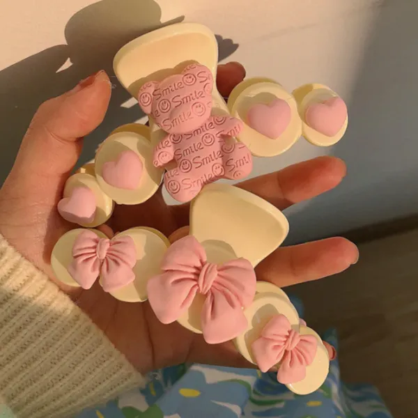 Hair Accessories*Boogzel Clothing Soft Girl Bow Hair Claw