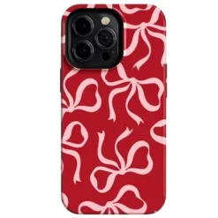 Iphone Cases*Boogzel Clothing Soft Girl Bow Pattern iPhone Case Red