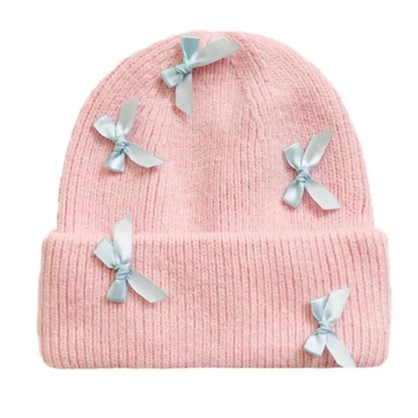 Hats*Boogzel Clothing Soft Girl Bows Beanie Hat