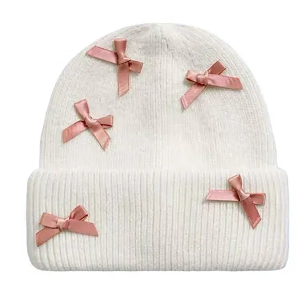 Hats*Boogzel Clothing Soft Girl Bows Beanie Hat